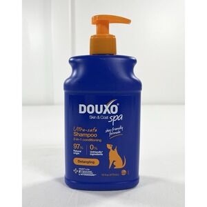 DOUXO Skin & Coat SPA Detangling 2 in 1 Conditioning Dog Shampoo 16oz New